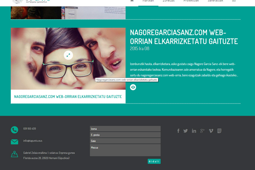 Tapunturen web-orria