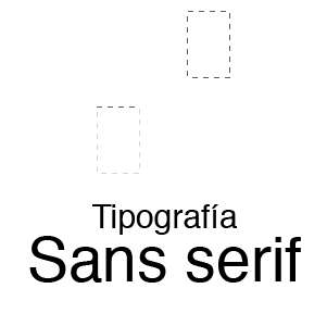 Tipografía sans serif