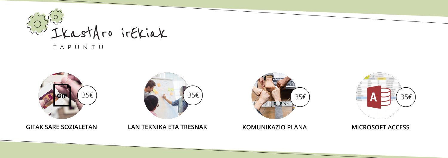 Martxoko ikastaro irekiak
